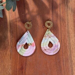 Multicolor Teardrop Earrings
